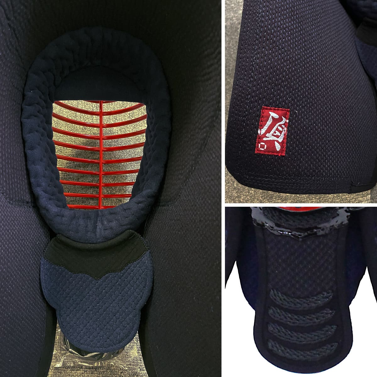 【 特価 】5mm 合皮仕立 頂赤 別注少年用 面単品(クラリーノ)