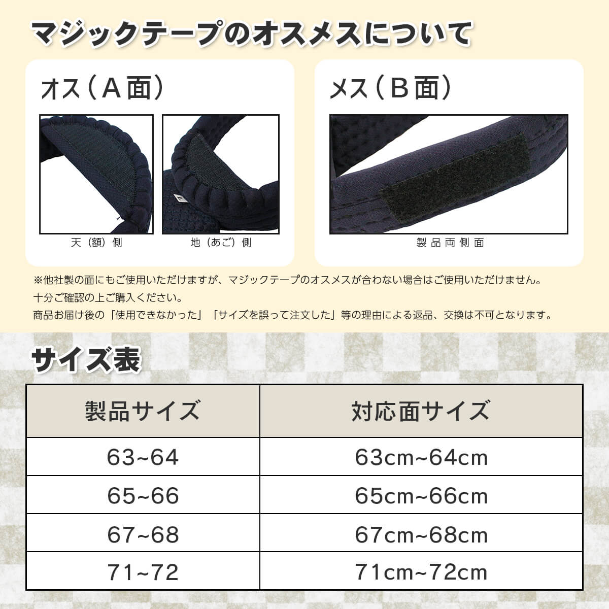 剣道 面ピット エアドライ 洗い替え用内輪