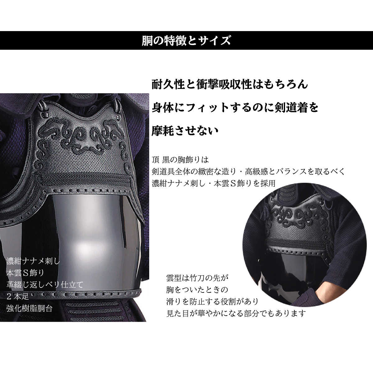 【 頂赤 】5mm刺し 総紺合皮 具の目刺し 防具セット